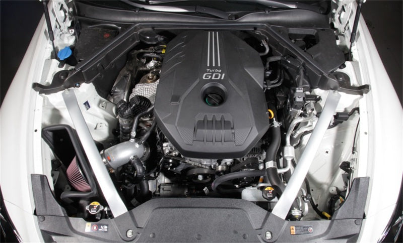 K&amp;N 2018 Kia Stinger L4-2.0L F/I Silver Typhoon Short Ram Intake - 69-5320TS