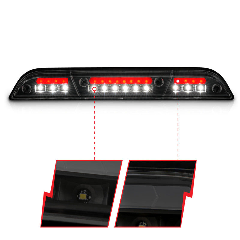 ANZO 15-20 Ford F-150 - F-450 LED Third Brake Light - Black Housing/Smoke Lens - 531112