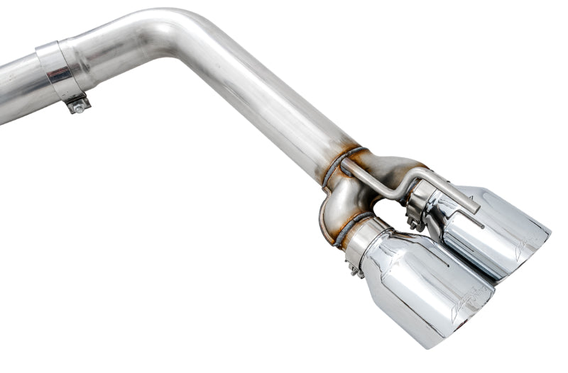 AWE Tuning 2015+ Dodge Challenger 6.4L/6.2L SC Track Edition Exhaust - Quad Chrome Silver Tips - 3015-42136
