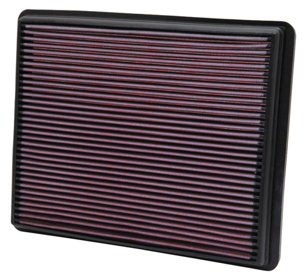 K&N 02-04 Cadillac / 99-10 Chevy/GMC Pickup / 99-01 Jeep Drop In Air Filter - 33-2129 for 2000-2020 Chevrolet Tahoe - front v