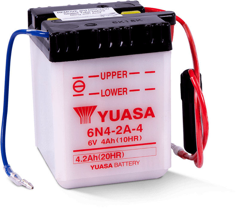Yuasa 6N4-2A-4 Conventional 6 Volt Battery - YUAM2644A