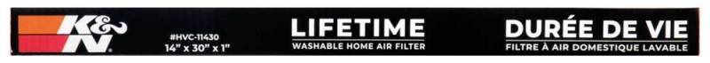 K&N HVAC Filter - 14 x 30 x 1 - HVC-11430