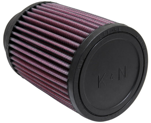 K&N Filter Universal Rubber Filter 2 3/4 inch 10 Degree Flange 4 inch OD 5 inch Height - RU-1460 by K&N Engineering - front v