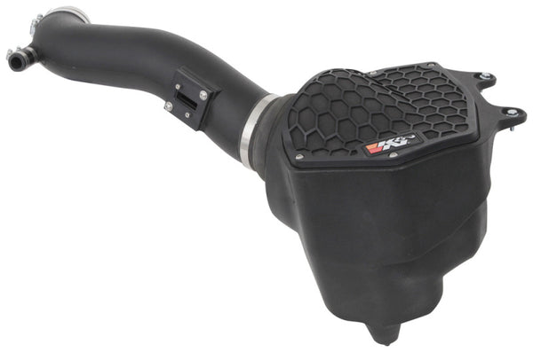 K&N 20-21 Jeep Wrangler V6-3.0L DSL Aircharger Performance Intake - 63-1587 for 2020-2023 Jeep Wrangler - front view