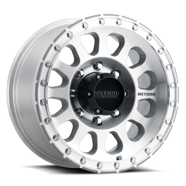 Method MR315 17x8.5 0mm Offset 8x180 130.81mm CB Machined/Clear Coat Wheel - MR31578588300 by Method Wheels - front view