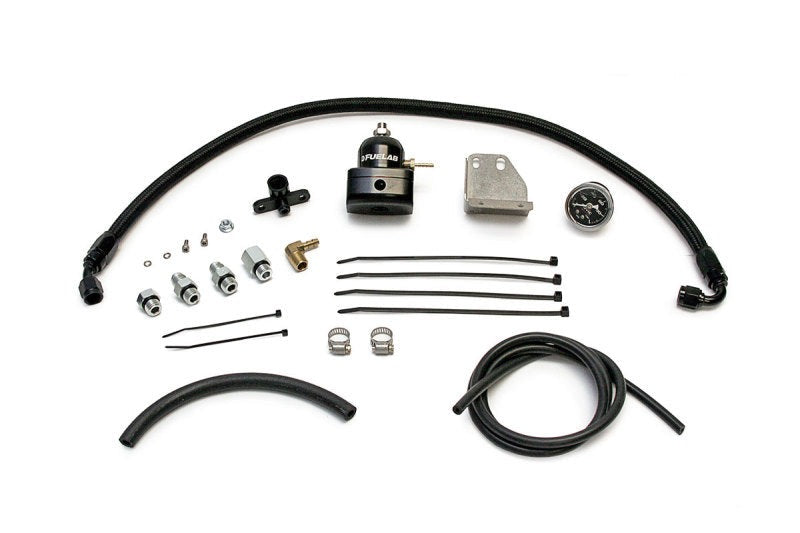 AMS Performance 08-15 Mitsubishi EVO X Fuel Pressure Regulator Kit - Black - AMS.04.07.0001-1