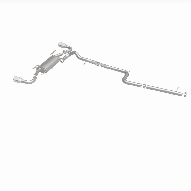 MagnaFlow 10-12 Mazda 3 L4 2.5L Hatchback Split Rear Exit Stainless Cat Back Performance Exhaust - 15146