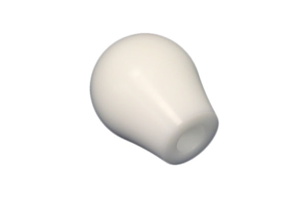 Torque Solution Delrin Tear Drop Shift Knob (White) Universal 10x1.5 - TS-UNI-108BW by Torque Solution
