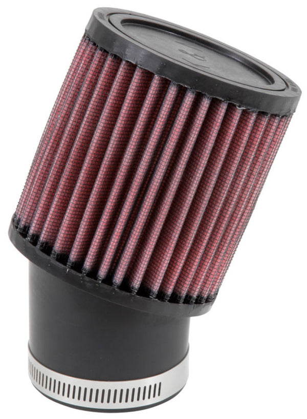 K&N Filter Universal Rubber Round Straight Filter 20 Deg Angled 2-7/16in Flange 3-3/4in OD 4in H - RU-1750 by K&N Engineering