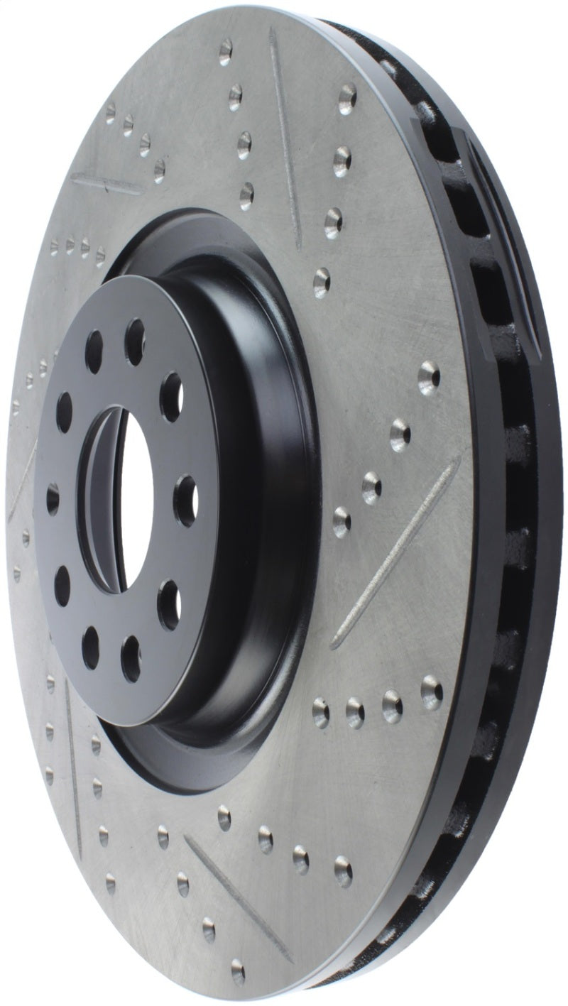 Stoptech Mk 7 - 7.5 Volkswagen Golf GTI - Slotted &amp; Drilled Sport Rotor (340MM) - Front Left - 127.33144L