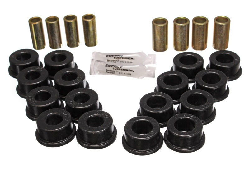 Energy Suspension 84-95 Chevy Corvette Black Rear End Control Arm Bushing Set - 3.3145G for 1984-1995 Chevrolet Corvette - fr