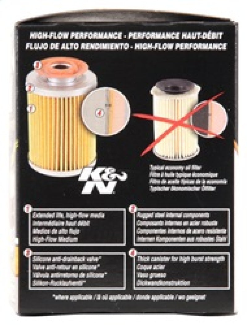 K&amp;N 03-09 Scion tC / 00-05 Celica GT/GT-S Performance Gold Oil Filter - HP-1003