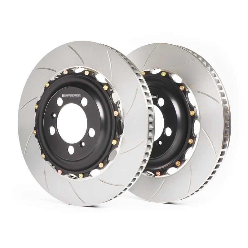 GiroDisc 2015+ Honda Civic Type R FK8 Slotted Front Rotors - A1-166 for 2017-2022 Honda Civic Type R