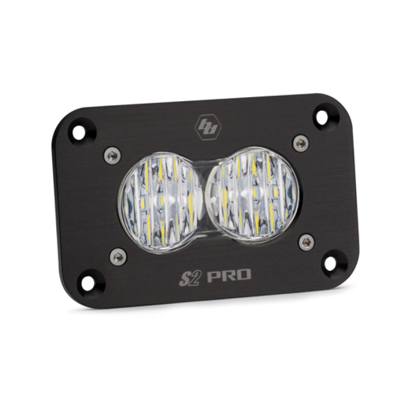 Baja Designs S2 Pro Flush Mount Wide Cornering Pattern LED Work Light - Clear - 481005