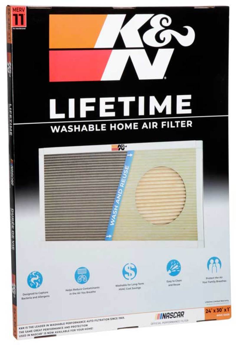 K&N HVAC Filter - 24 x 30 x 1 - HVC-12430