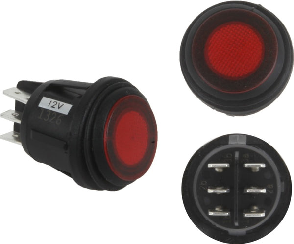 Rigid Industries 3 Position Cherry Rocket Switch - 40181 by Rigid Industries - front view