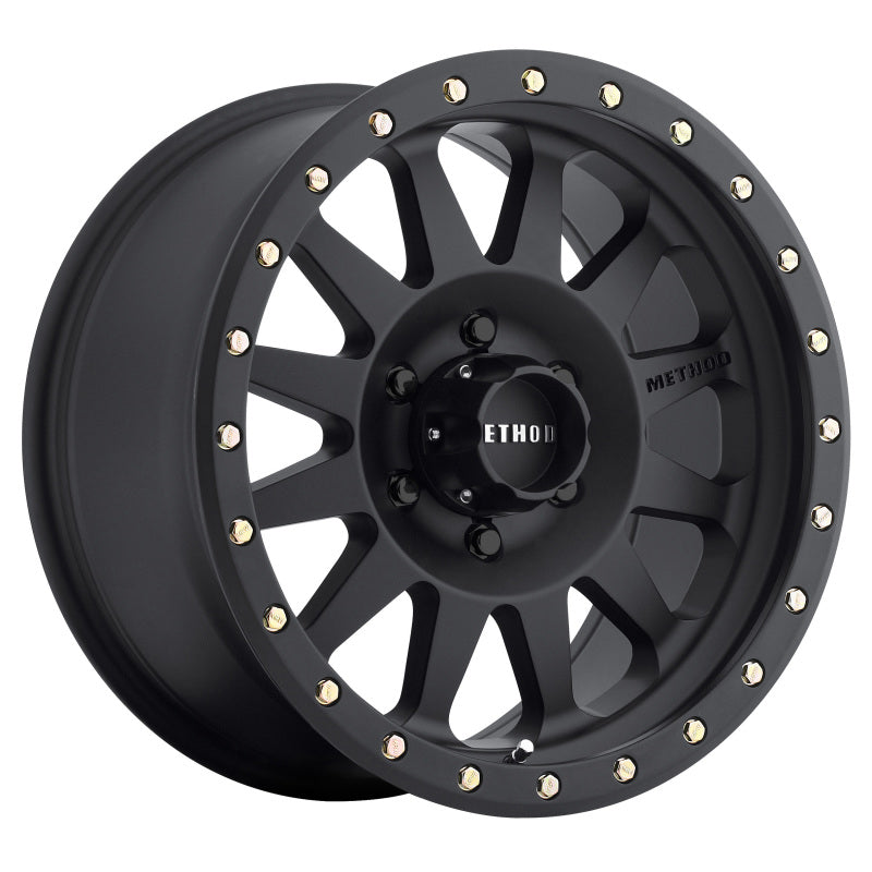 Method MR304 Double Standard 15x8 -24mm Offset 6x5.5 108mm CB Matte Black Wheel - MR30458060524N