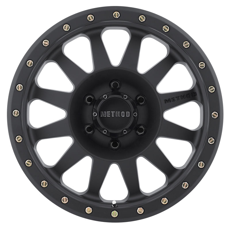 Method MR304 Double Standard 15x8 -24mm Offset 6x5.5 108mm CB Matte Black Wheel - MR30458060524N