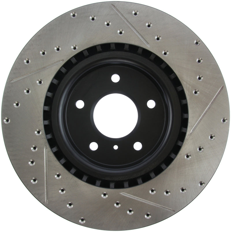 StopTech Slotted &amp; Drilled Sport Brake Rotor - 127.42076R