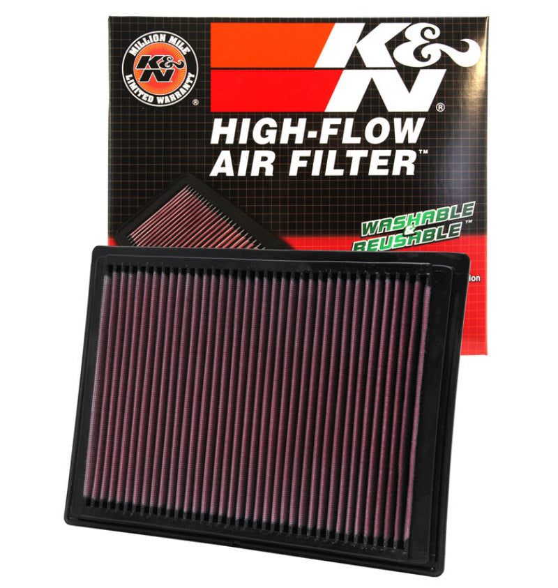 K&N 04-08 Ford F150 / 05-06 Expedition / 05-07 F250 SD / 05-06 Lincoln Navigator Drop In Air Filter - 33-2287