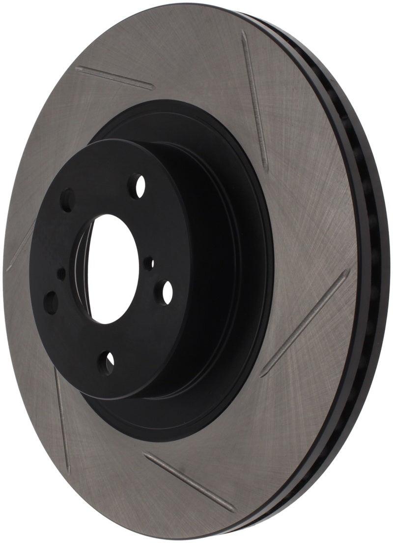 StopTech Power Slot 06-08 Subaru Legacy / 13+ Scion FR-S / Subaru BRZ / 86 Slotted Rotor - Front Left - 126.47021SL