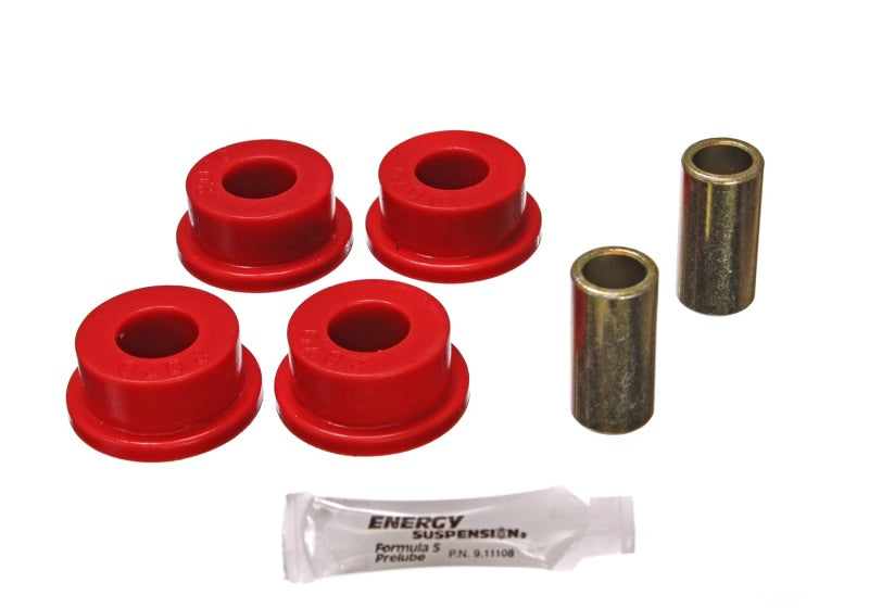 Energy Suspension 80-98 Ford F-250 4WD/F350 4WD Red Front Frame Shackle Bushing Set - 4.2131R for 1980-1997 Ford F 250 - fron