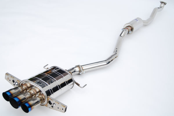 Invidia 17+ Honda Civic SI Hatchback Q300 Triple Titanium Tip Cat-back Exhaust - HS17CHB7Q33ST by Invidia - front view