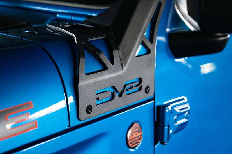 DV8 Offroad 20-22 Jeep JL 392 &amp; JT Mojave A-Pillar Light Bar Mount - LBJL-07