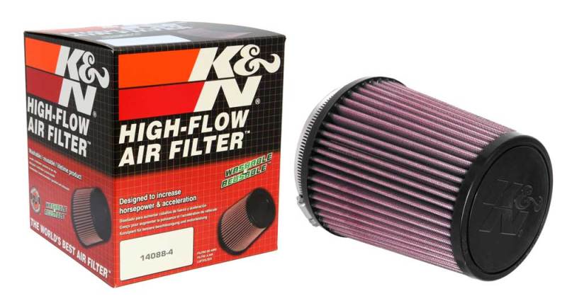 K&amp;N Universal Air Filter 4in Flange / 5-3/8in Base / 4-1/2in Top / 6in Height - RU-4550