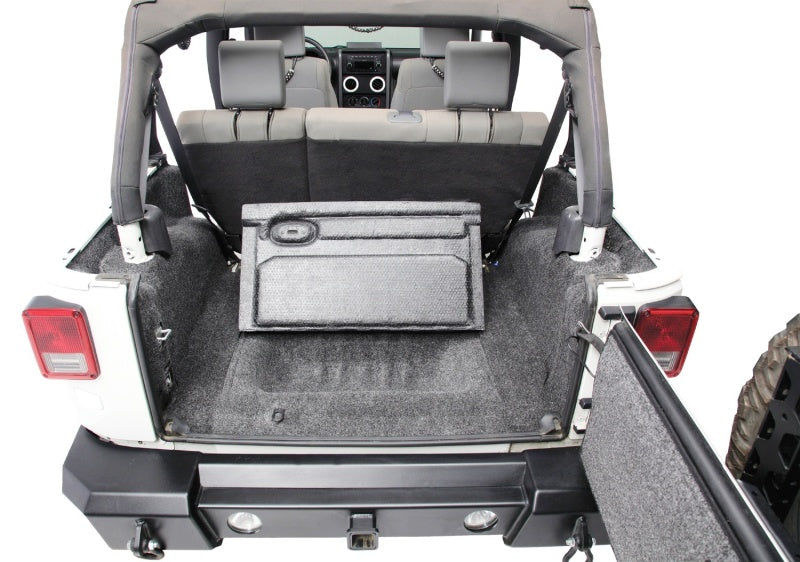 BedRug 07-10 Jeep JK 2Dr Rear 5pc Cargo Kit (Incl Tailgate &amp; Tub Liner) - BRJK07R2