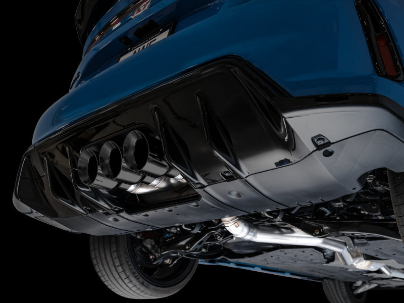 AWE Tuning 2023 Honda Civic Type R FL5 Touring Edition Exhaust w/ Triple Diamond Black Tips - 3015-53287