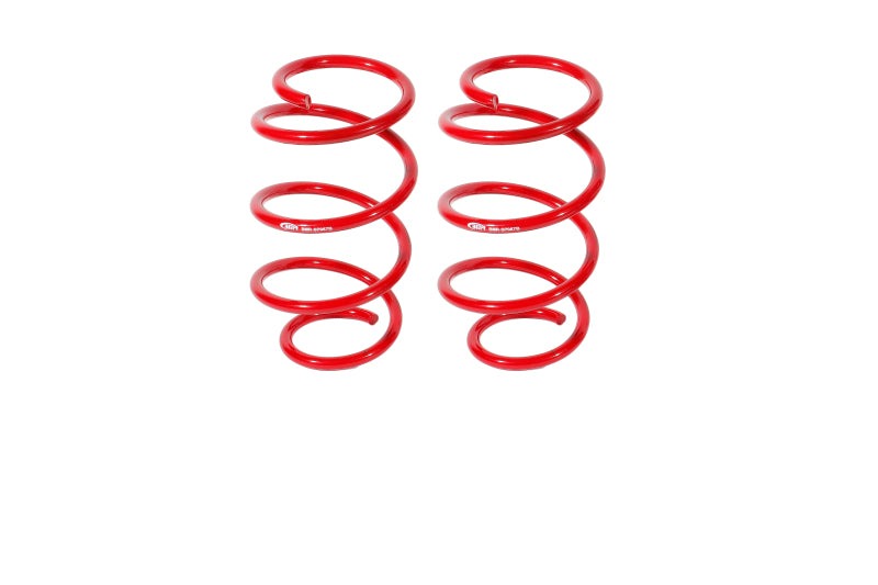 BMR 15-23 S550 Mustang Front Drag Version Lowering Springs - Red - SP087R