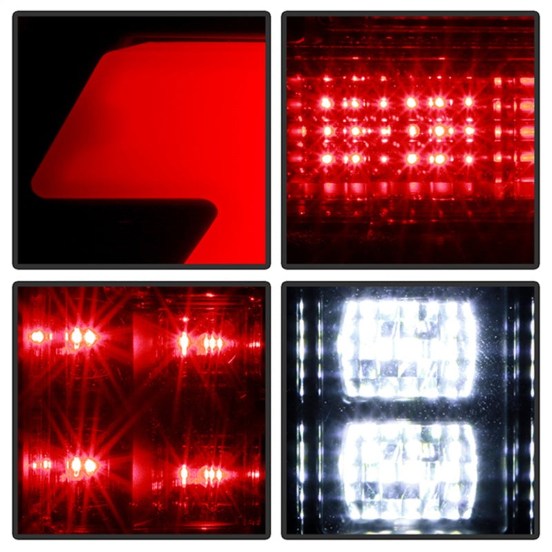 Spyder 21-23 Ford F150 (Factory Halogent) Light Bar LED Tail Lights - Black (ALT-YD-FF15021HAL-BK) - 5088772