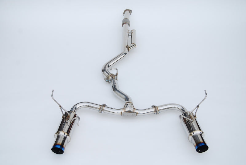 Invidia 2022+ Subaru WRX N1 Twin Outlet Single Layer Tip Cat-Back Exhaust - HS22WRXGTT