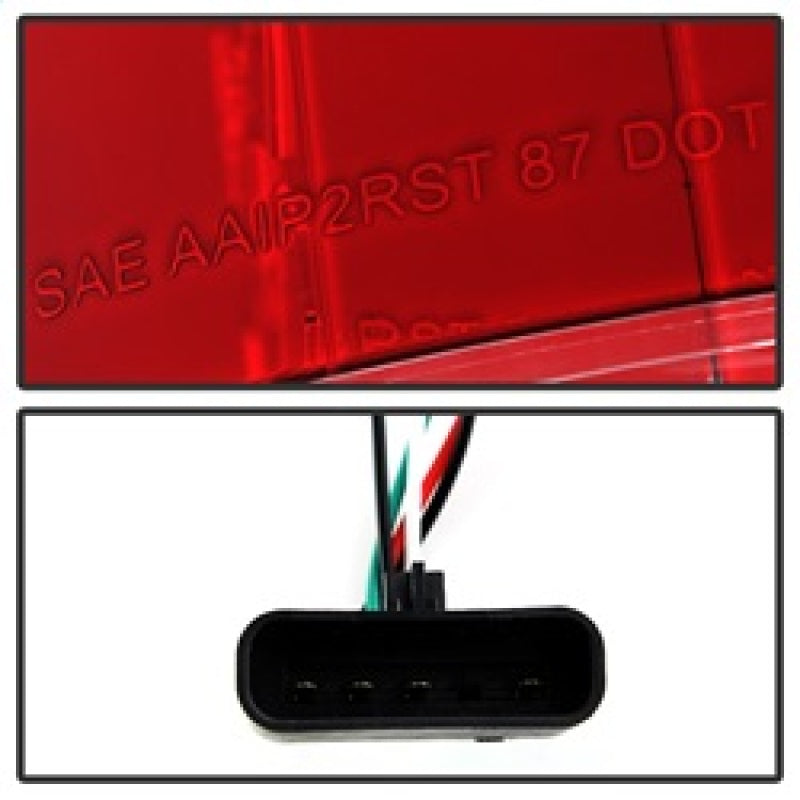 Spyder Chevy C/K Series 1500 88-98/Blazer 92-94 LED Tail Lights Red Clear ALT-YD-CCK88-LED-RC - 5001375