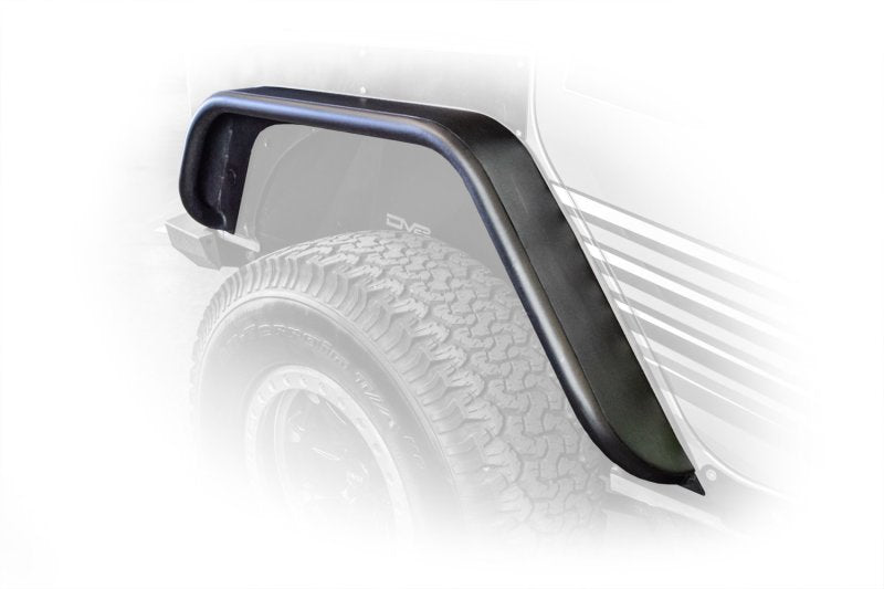 DV8 Offroad 07-18 Jeep Wrangler JK Front &amp; Rear Flat Tube Fenders - FENDB-02