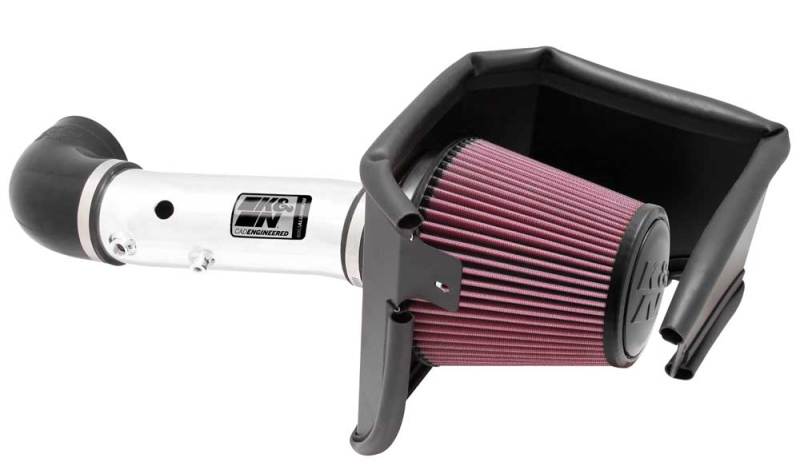 K&N 05-08 Magnum/06-13 Charger/08-13 Challenger / 05-13 Chrysler 300C V8 5.7L Typhoon C/A Intake - 69-2526TP for 2006-2023 Do