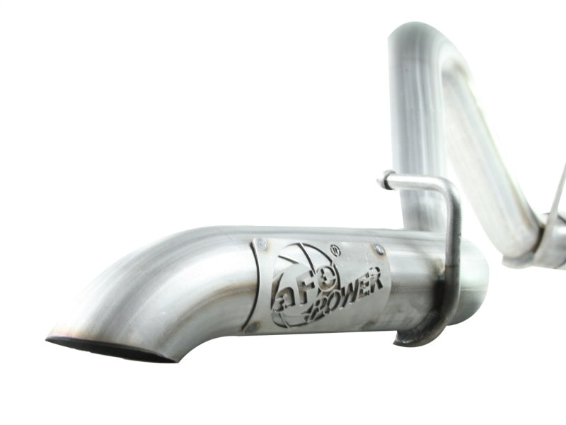 aFe MACHForce XP Exhausts Cat-Back SS-409 EXH Jeep Wrangler TJ 97-06 I6-4.0L HT - 2.5 In. - 49-46223