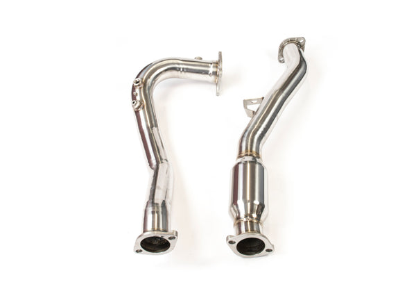 Invidia 15-21 Subaru WRX w/ Manual Transmission J-Pipe With Bottom High Flow Cat Down Pipe - HS15SWMDOCB for 2015-2025 Subaru