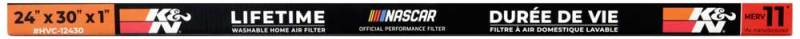 K&N HVAC Filter - 24 x 30 x 1 - HVC-12430