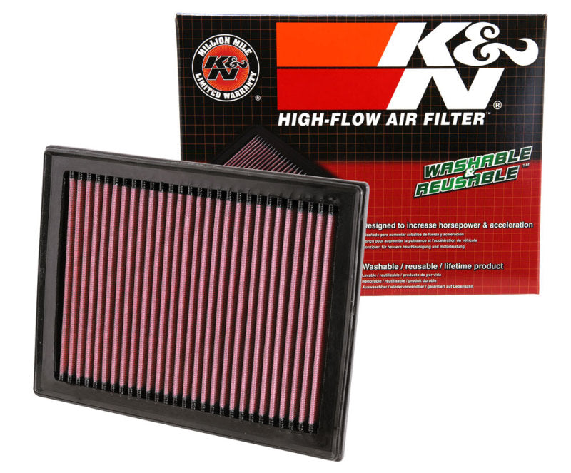 K&N 08 Nissan Sentra 2.5L Drop In Air Filter - 33-2409