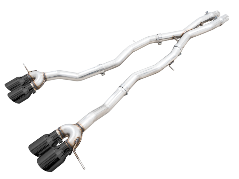 AWE Track Edition Catback Exhaust for BMW G8X M3/M4 - Diamond Black Tips - 3020-42482