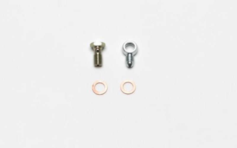 Wilwood Fitting Kit -3 Male w/ 3/8-24 Banjo Bolt (For Banjo Outlet Master Cylinders) - 220-13674