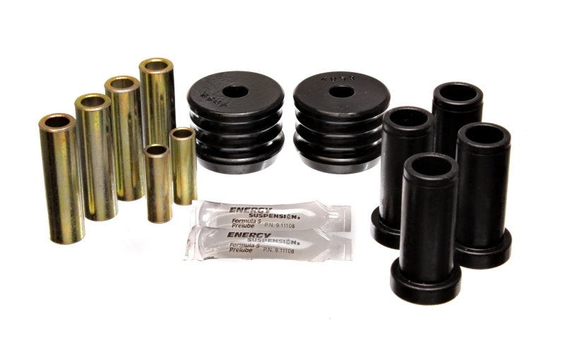 Energy Suspension 64-75 BMW 2002 Black Rear Control Arm Bushing Set - 12.3102G for 1966-1975 BMW 2002 - front view