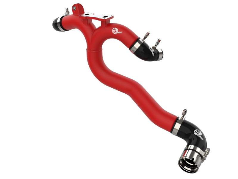 AFE 2018-2020 Kia Stinger 19-22 G70 BladeRunner 3in Aluminum Hot Charge Pipe Red - 46-20508-R