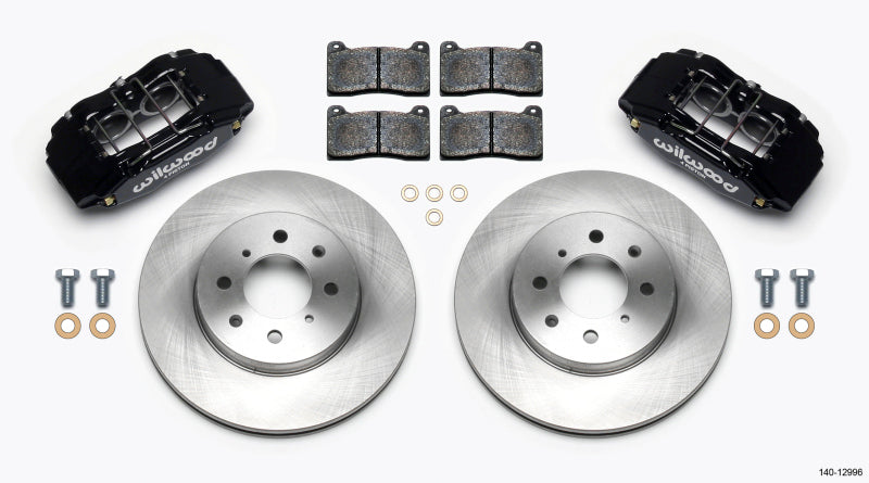 Wilwood DPHA Front Caliper &amp; Rotor Kit Honda / Acura w/ 262mm OE Rotor - 140-12996