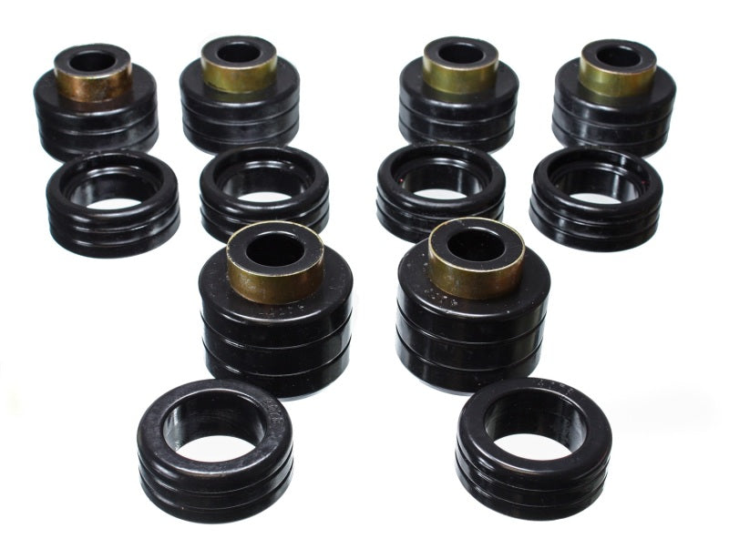 Energy Suspension Chevy Pickup 2&amp;4Wd Body Mounts - Black - 3.4123G