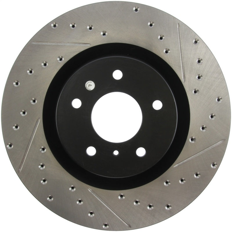 StopTech Slotted &amp; Drilled Sport Brake Rotor - 127.42076L