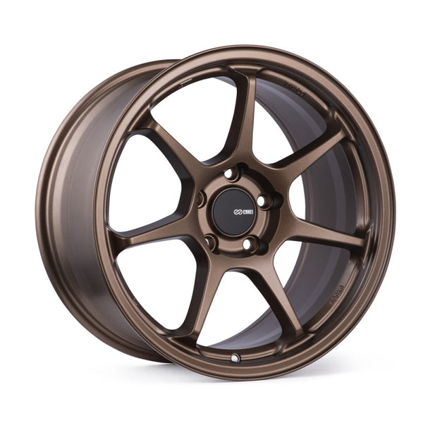 Enkei TS-7 18x9.5 5x120 45mm Offset 72.6mm Bore Matte Bronze Wheel - 535-895-1245ZP by Enkei