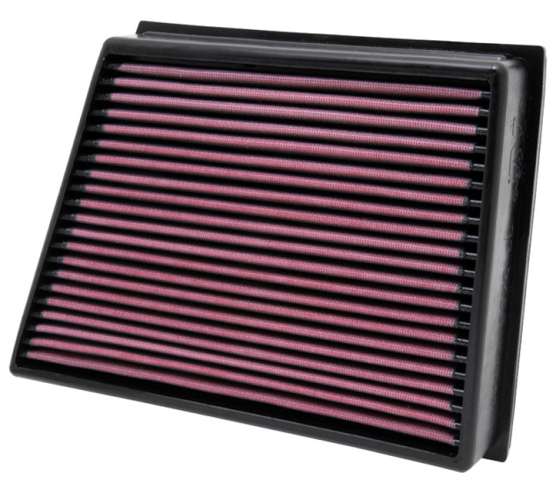 K&N Replacement Air Filter for 11-12 GMC Sierra / Chevy Silverado - 33-2466 for 2011-2016 Chevrolet Silverado 2500 - front vi